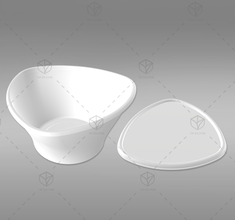 CPLA soup bowl and lid